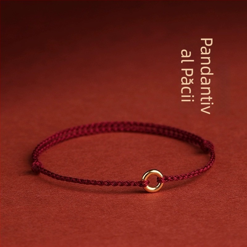 Brățară din sfoară – țesută manual, stil național, unisex, vara 2023, brand DU