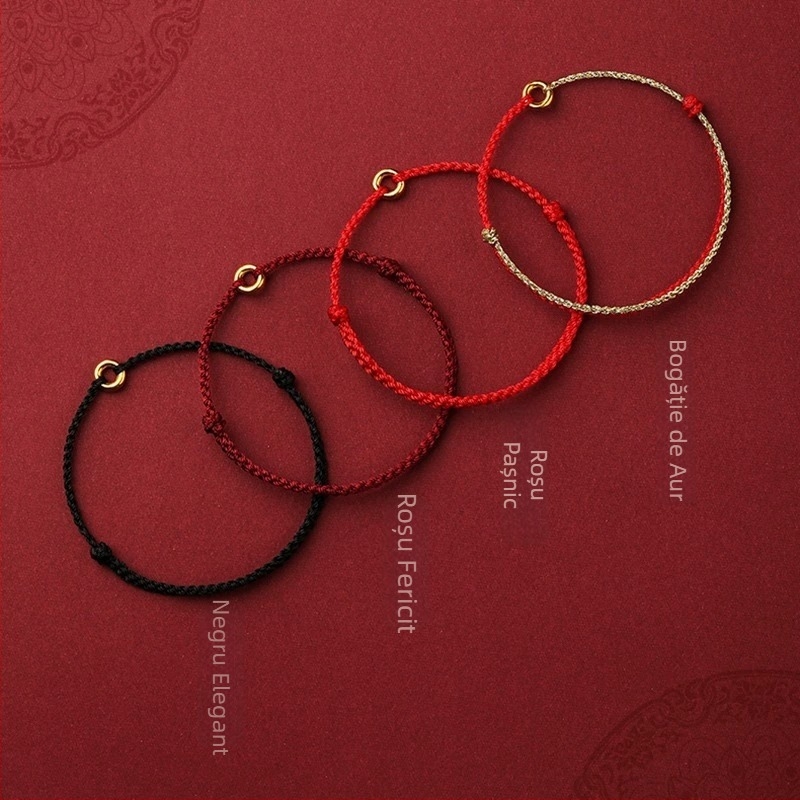 Brățară din sfoară – țesută manual, stil național, unisex, vara 2023, brand DU