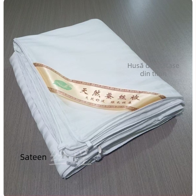 Husă de pilotă din bumbac 100%, model cu dungi și Peony, țesătură jacquard satin, imprimare reactiva și vopsire