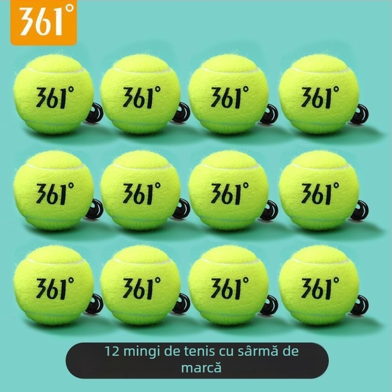 Antrenor de tenis pentru lovituri solo, elasticitate înaltă, joc autonom, din polipropilenă