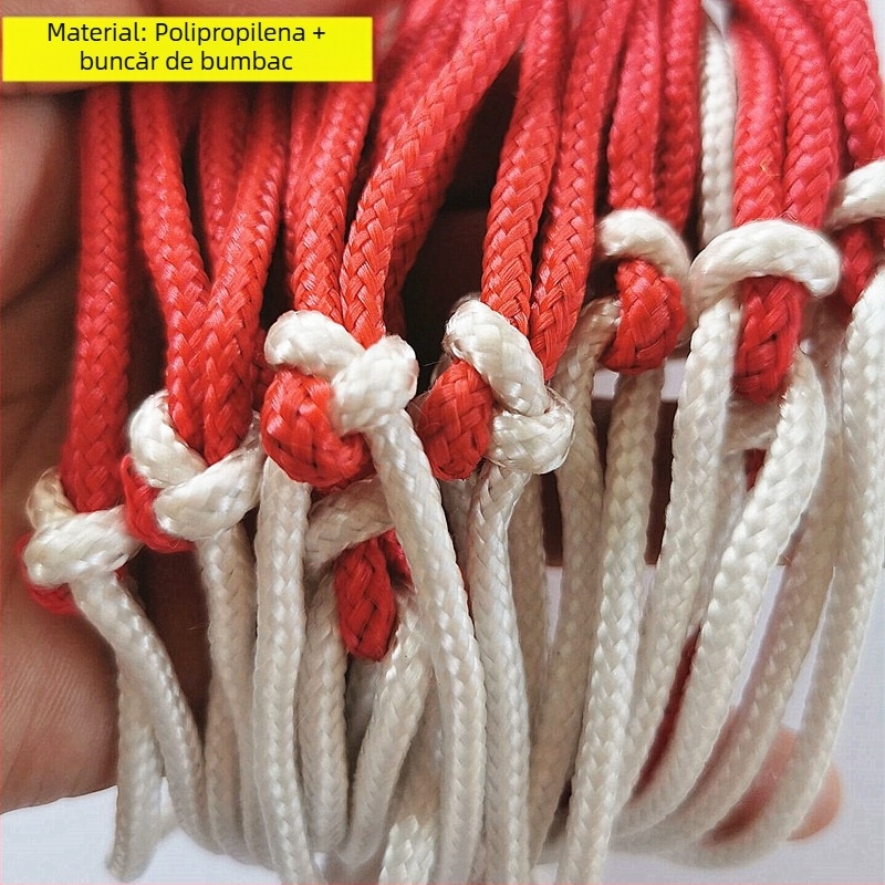 Geantă de mingi cu plasă pentru baschet, fotbal și volei, cu capacitate mare; material: poliester și polipropilenă; personalizare disponibilă