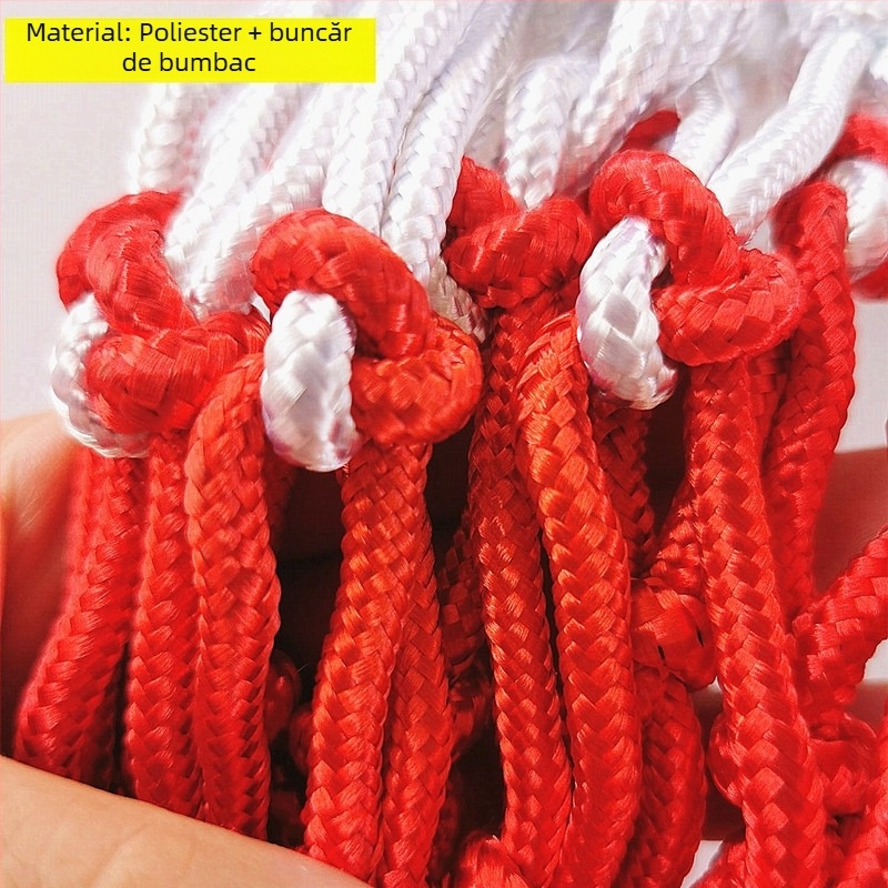 Geantă de mingi cu plasă pentru baschet, fotbal și volei, cu capacitate mare; material: poliester și polipropilenă; personalizare disponibilă