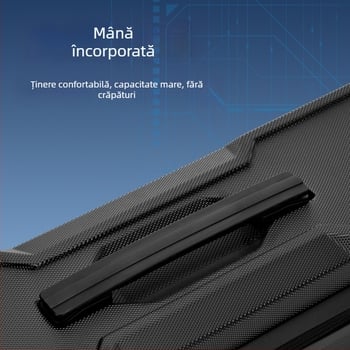 Geantă impermeabilă pentru pescuit marin, cu carcasă rigidă și model carbon, pentru depozitare de năluci, fir, undiță și rotiță