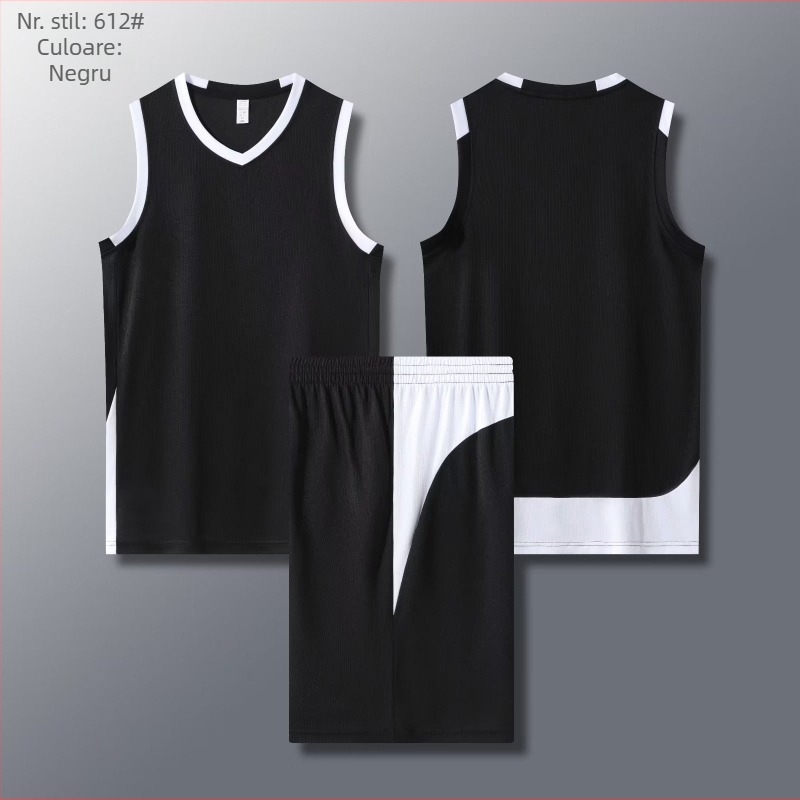 Set tricouri baschet pentru antrenament – unisex, 100% poliester, vară