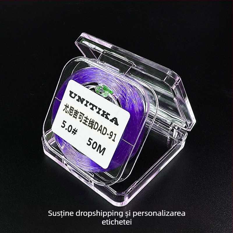 Linie principală din nylon Shihe, rezistență 100, origine Japonia, cutie 750 buc.