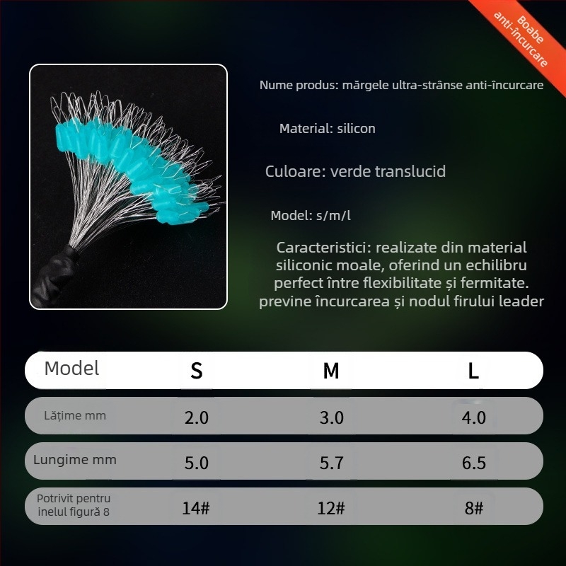 Perle din silicon spațiale pentru pescuitul crapului – premium, în vrac, pentru capturi mari și mici