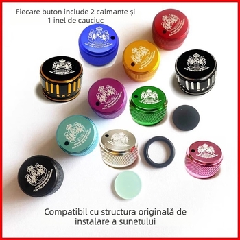 Vibona Buton de Reglaj Fin pentru ABU Water Drop Wheel – Compatibil cu Generațiile 3–5, Frână mecanică, Include garnitură