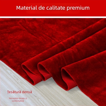 Față de masă din catifea, dreptunghiulară, pentru conferințe și expoziții de birou, stil hotelier