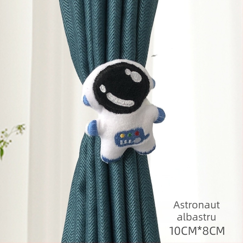 Legături pentru perdea cu personaje drăgălașe pentru camera copiilor – montaj fără cui, decor simplu