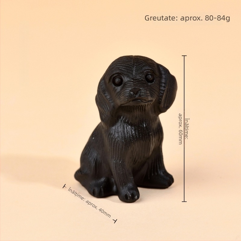 Ornamente zodiac din obsidian - Figurine zodiac sculptate manual pentru decor acasă și la birou, Anul zodiacal