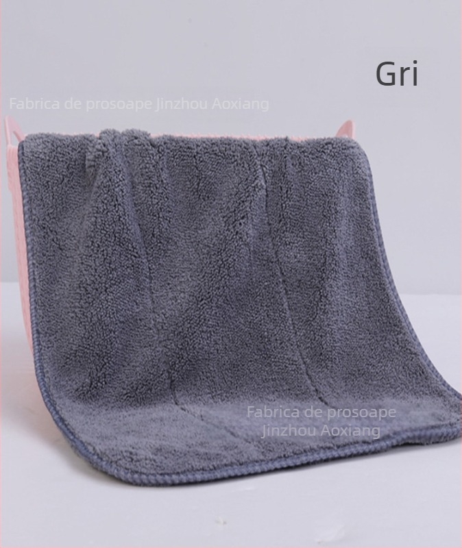 Autonomy Prosop din coral fleece pentru bucătărie cu cârlig, Prosop multifuncțional absorbant (80% poliester, 20% poliamid; fir 32; 50–80 g; personalizare disponibilă)