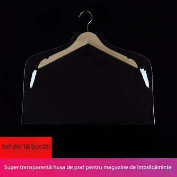 Husă de praf pentru haine, din plastic, stil modern simplu, protecție împotriva prafului (Nr. produs 1001281801)