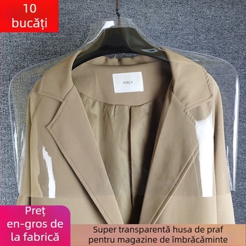 Husă de praf pentru haine, din plastic, stil modern simplu, protecție împotriva prafului (Nr. produs 1001281801)