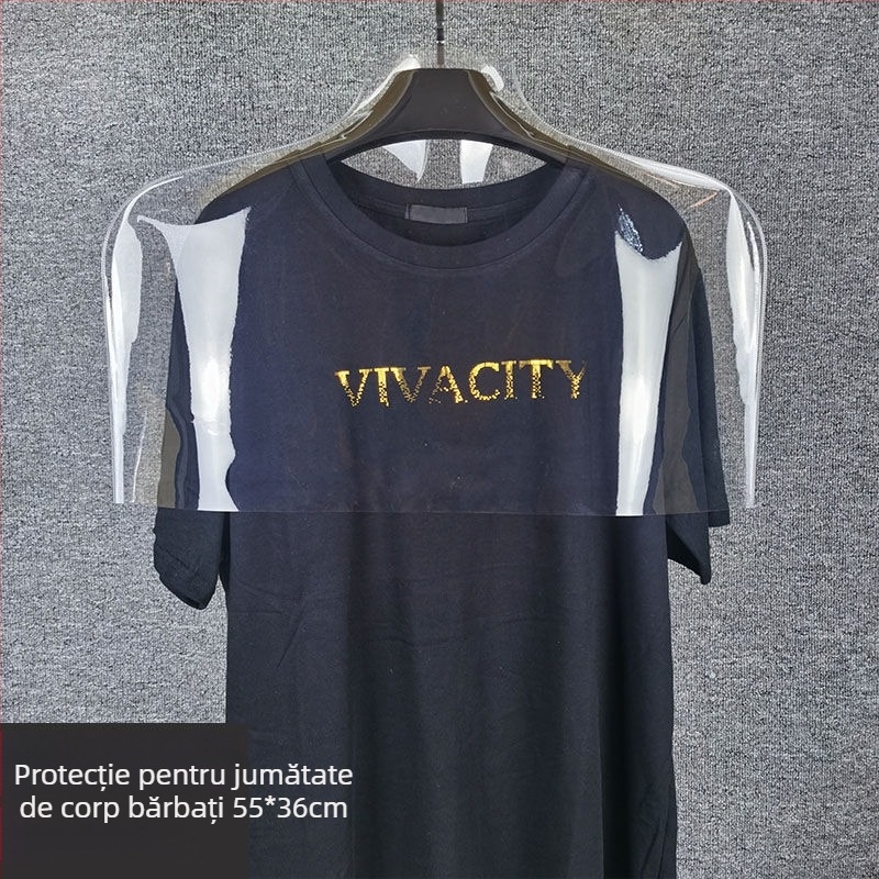 Husă de praf pentru haine, din plastic, stil modern simplu, protecție împotriva prafului (Nr. produs 1001281801)