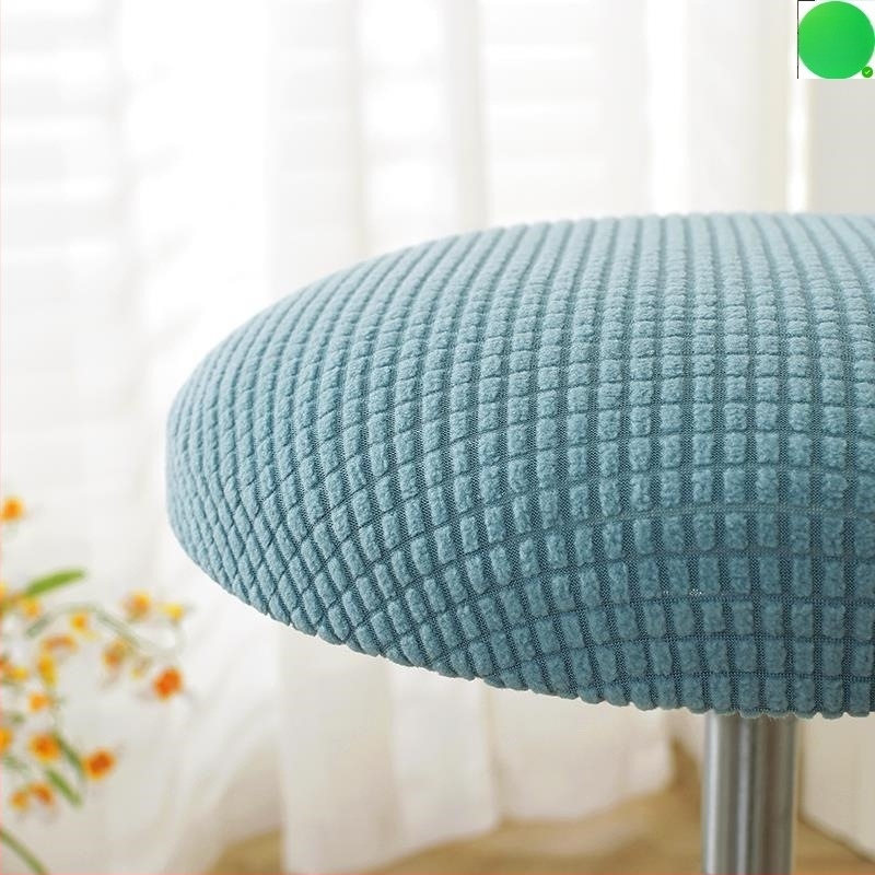 Husă rotundă pentru taburet – husă elastică de protecție pentru scaunul de înfrumusețare; Material: PVC; Brand: PTHRED; Funcție: rezistență la temperaturi înalte; Stil: Nordic; Model: solid