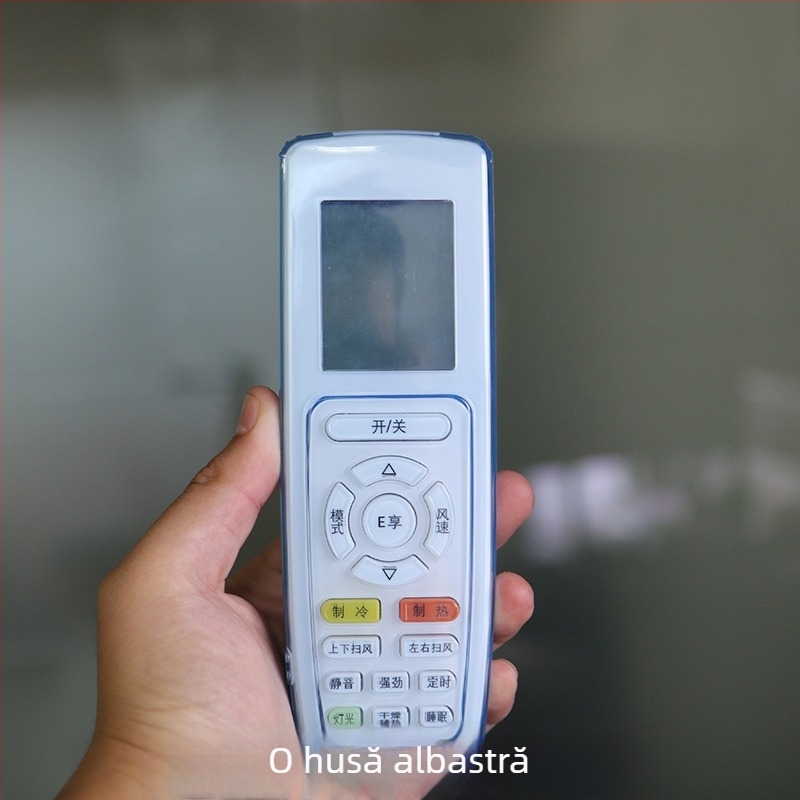 Protecție pentru telecomanda de aer condiționat Gree - husă transparentă din material flexibil, Material: Silk flower; Țesătură principală: Bumbac; Stil: General; Cod produs: F98mm6jhjs5999