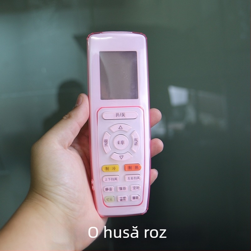 Protecție pentru telecomanda de aer condiționat Gree - husă transparentă din material flexibil, Material: Silk flower; Țesătură principală: Bumbac; Stil: General; Cod produs: F98mm6jhjs5999