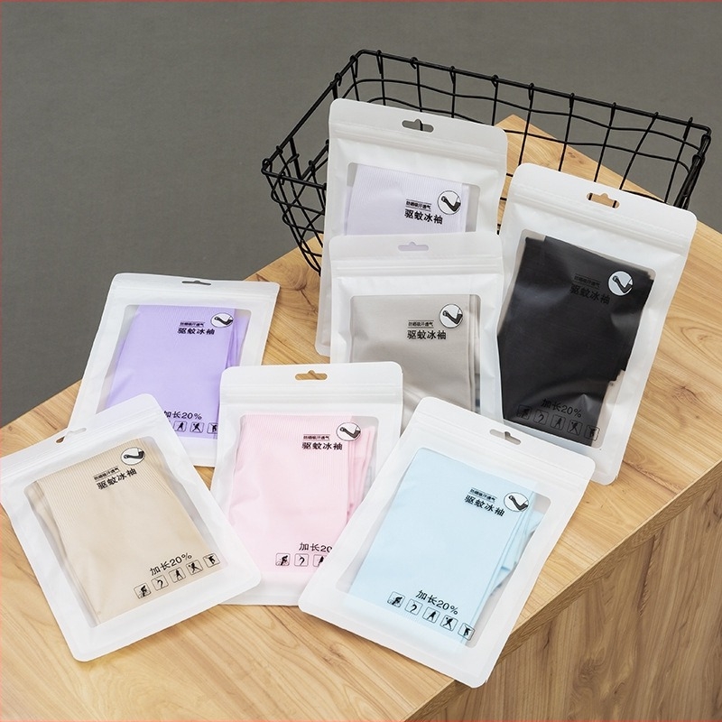 Lang Hao Manșete pentru antebrațe cu repelent împotriva țânțarilor și protecție UV pentru ciclism în aer liber, nylon 90%