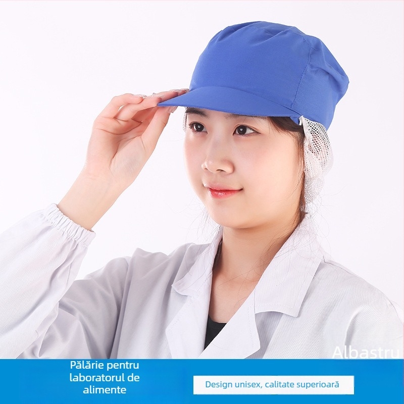 Șapcă de plasă din bumbac, vârf plat, vizieră scurtă, model în trei culori