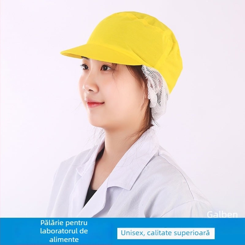 Șapcă de plasă din bumbac, vârf plat, vizieră scurtă, model în trei culori