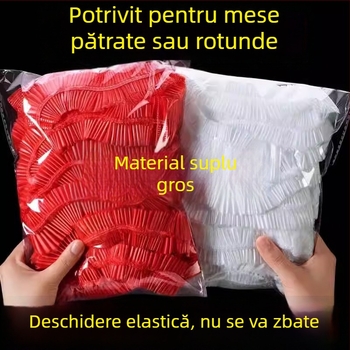 Față de masă de unică folosință din PE, Model solid, Grosime 1, Origine Zhejiang