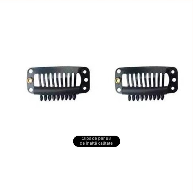 Set de îngrijire pentru perucă cu soluție de îngrijire, suport, pieptene tip coadă, BB clip și plasă pentru păr