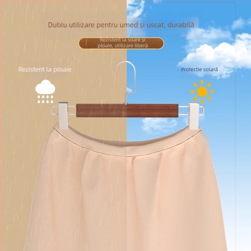 Clip pentru pantaloni pe suport | Metal, Model 9740, Stil modern minimalist, Nu se poate plia, Cutie: 200 buc.