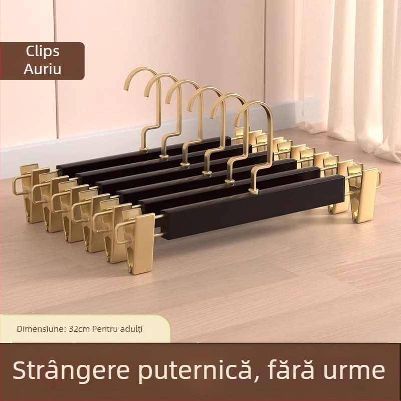 Clip pentru pantaloni pe suport | Metal, Model 9740, Stil modern minimalist, Nu se poate plia, Cutie: 200 buc.