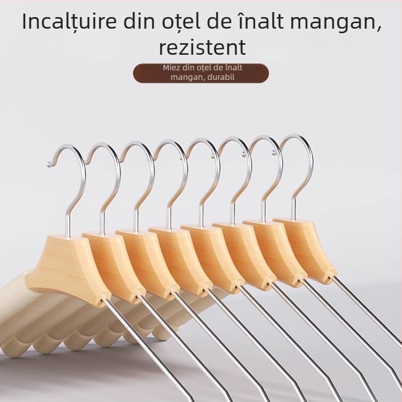 Clip de uscat pentru haine — antiaderent, fără urme, stil modern minimalist; material: burete; capacitate mare de susținere; potrivit pentru tricouri, costume, pantaloni (material: burete; caracteristici: antiaderent, fără urme; capacitate: mare)