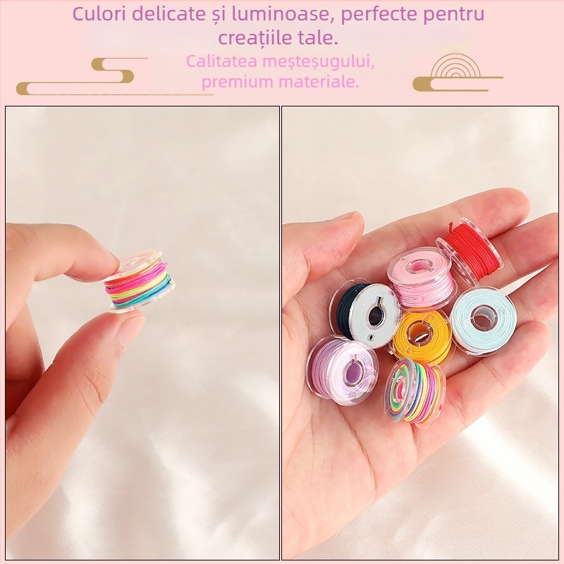 Kit DIY bijuterii din sârmă – cu șnur, proces ecologic, fără mărci licențiate, vara 2024