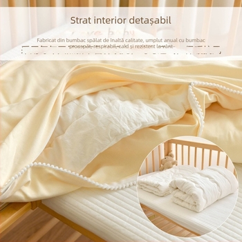 Cuvertură pentru nou-născuți din bumbac 100%, umplutură din bumbac, țesătură din bumbac, 0,55–1,0 kg, iarnă