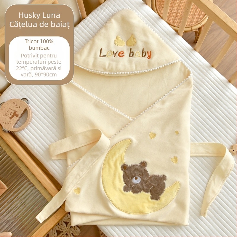 Cuvertură pentru nou-născuți din bumbac 100%, umplutură din bumbac, țesătură din bumbac, 0,55–1,0 kg, iarnă