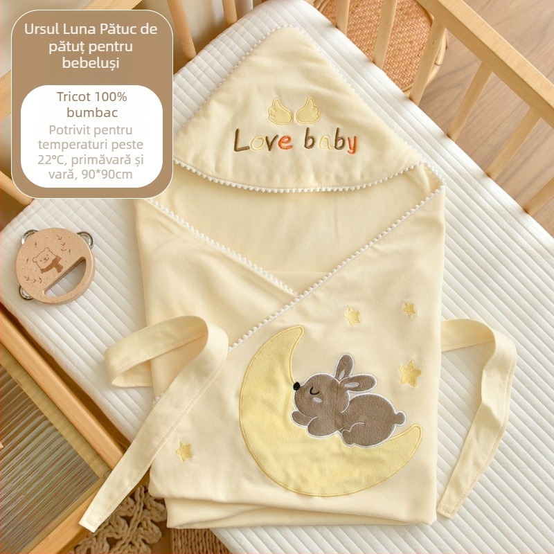 Cuvertură pentru nou-născuți din bumbac 100%, umplutură din bumbac, țesătură din bumbac, 0,55–1,0 kg, iarnă