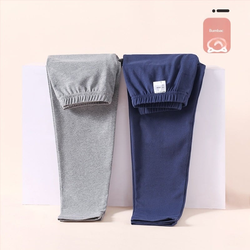 Pantaloni lungi de bumbac pentru băieți, talie medie, 100% bumbac, Toamnă–Iarnă, 3–8 ani