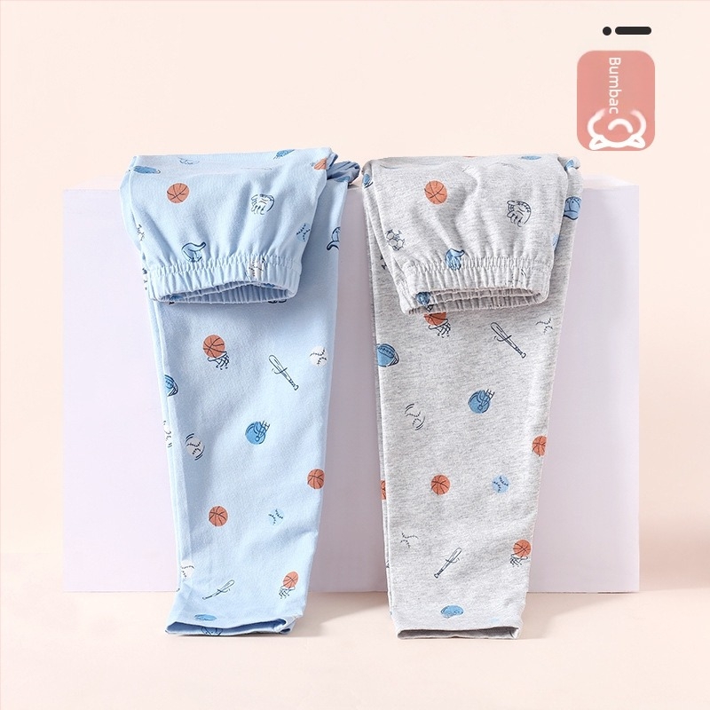 Pantaloni lungi de bumbac pentru băieți, talie medie, 100% bumbac, Toamnă–Iarnă, 3–8 ani