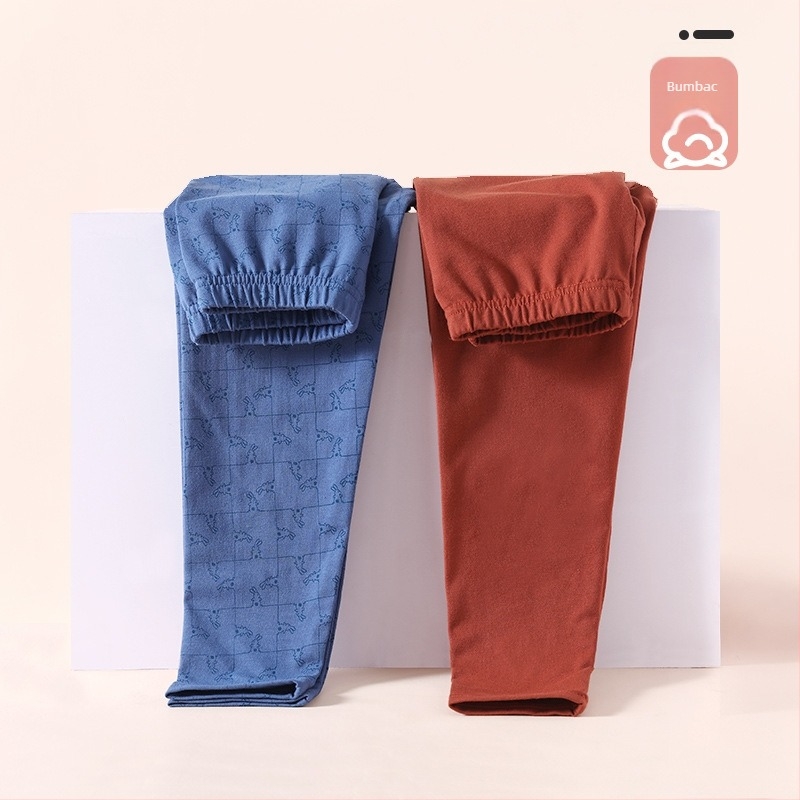 Pantaloni lungi de bumbac pentru băieți, talie medie, 100% bumbac, Toamnă–Iarnă, 3–8 ani