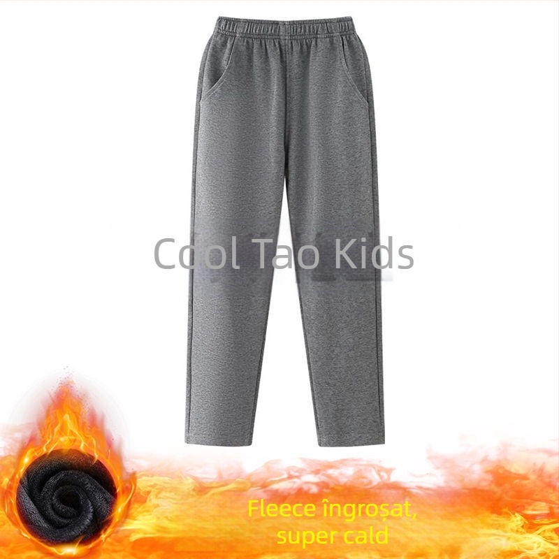 Set de uniformă școlară din două piese, cu căptușeală de fleece, pentru elevi de gimnaziu, toamnă–iarnă, stil colegiu, unisex