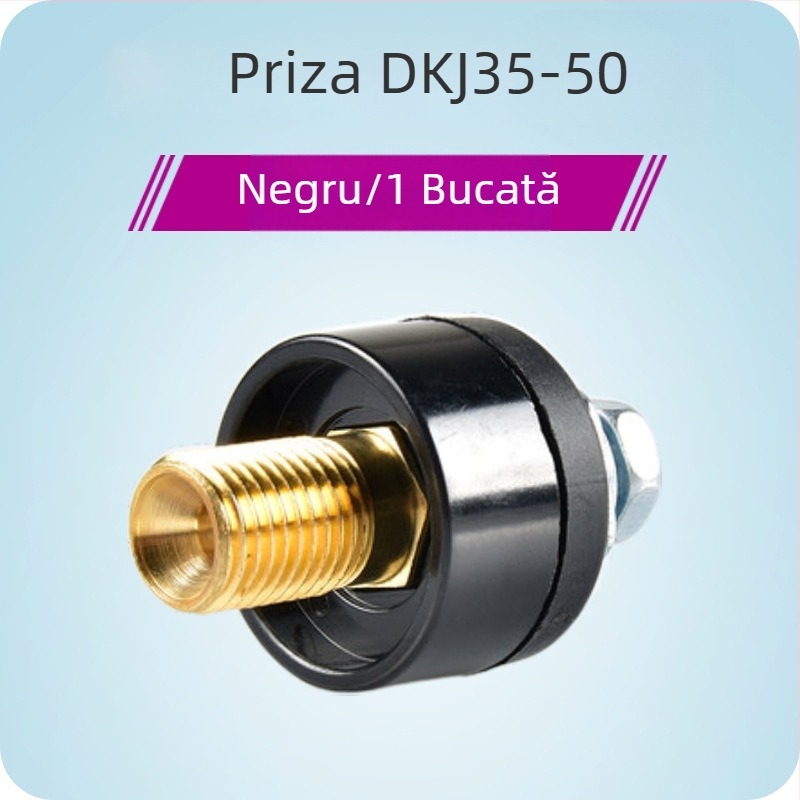 Accesorii Hengshengtai pentru mașini de sudură — cuplă de cablu de sudură din cupru, DKJ10-25 35-50 bază de interfață