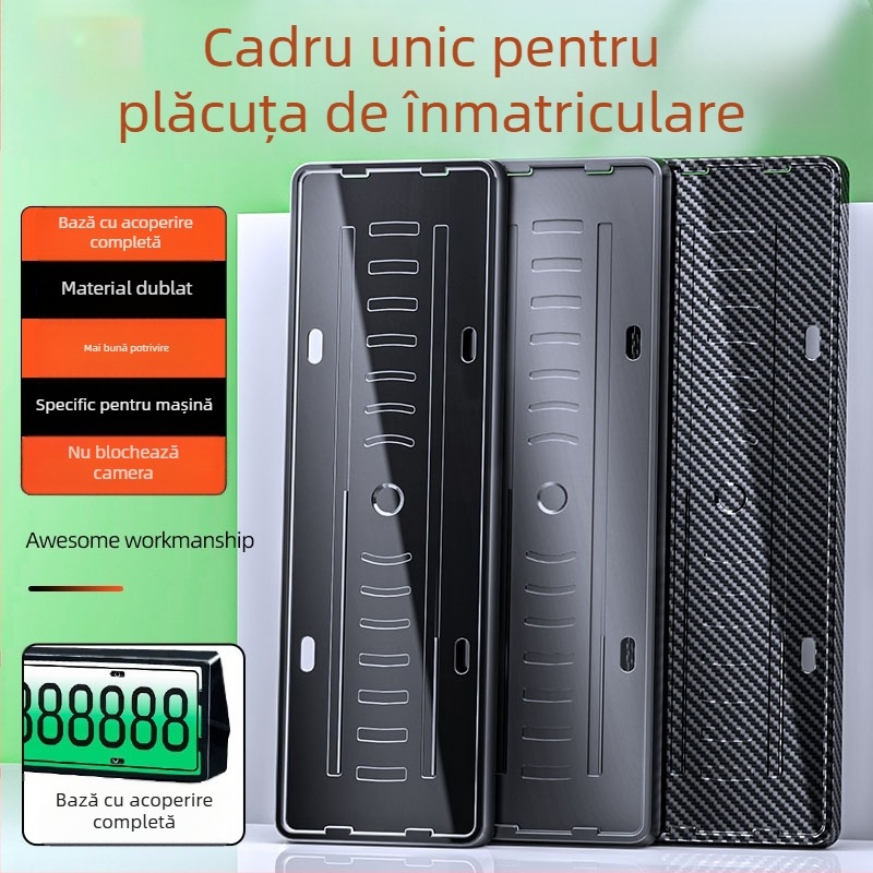 Cadru pentru plăcuța de înmatriculare Zeekr 001/007/X (2021–2024), plastic, brand Tengyun