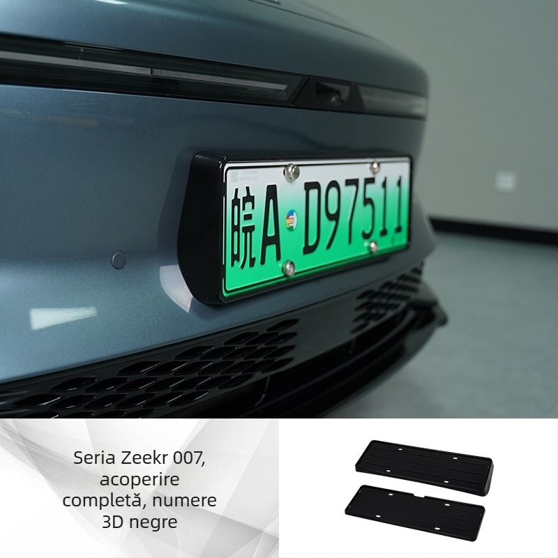 Cadru pentru plăcuța de înmatriculare Zeekr 001/007/X (2021–2024), plastic, brand Tengyun