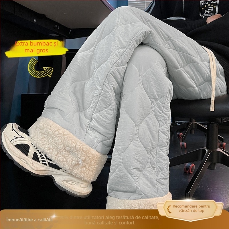 Pantaloni de schi pentru femei, căptușiți cu fleece, umpluți cu nylon, rezistenți la vânt și calzi la -40°C