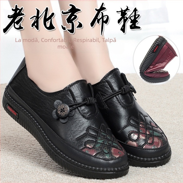 Pantofi din pânză pentru femei, respirabili, impermeabili, talpă din cauciuc vulcanizat, talpă plată