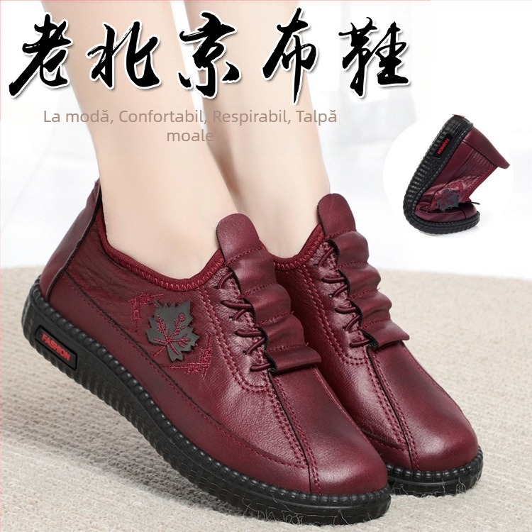 Pantofi din pânză pentru femei, respirabili, impermeabili, talpă din cauciuc vulcanizat, talpă plată