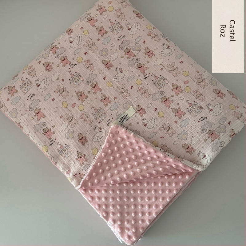 Husă de pilotă reversibilă: o parte 100% bumbac dublu-strat cu fir texturat, cealaltă parte bean velvet (100% poliester); INS stil, 1,5–2,0 kg, imprimare reactive