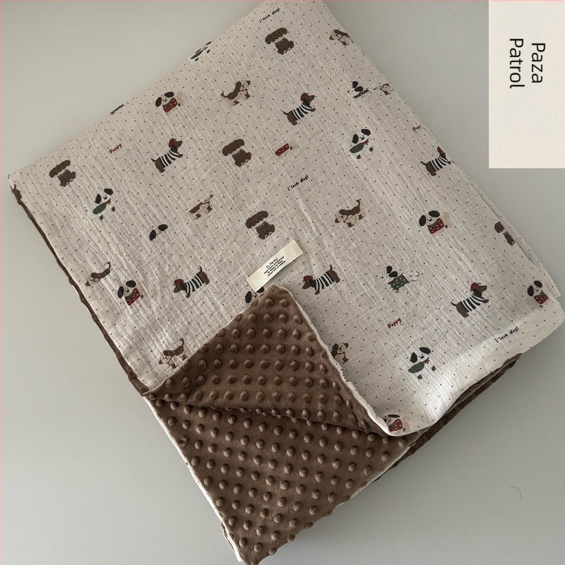 Husă de pilotă reversibilă: o parte 100% bumbac dublu-strat cu fir texturat, cealaltă parte bean velvet (100% poliester); INS stil, 1,5–2,0 kg, imprimare reactive