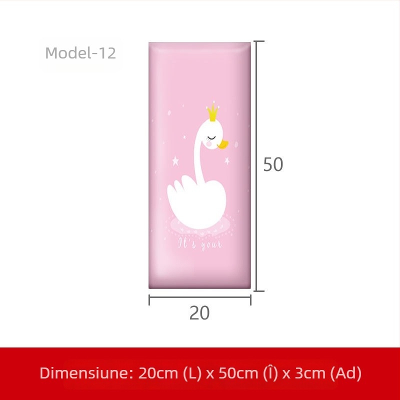 Tatami – perete moale înconjurător pentru pat cu piele PU - Stil modern; potrivit pentru living, dormitor, birou, restaurant, hol, balcon și spații comerciale