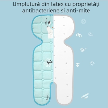 Aimeng Pernă pentru scaunul de cărucior al bebelușului – din in, pentru 0–1 ani, senzație de răcoare