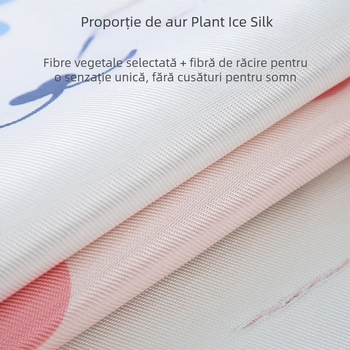 Pernă de răcire pentru căruciorul bebelușului – strat respirabil Ice Silk, fibre de bambus, potrivit pentru 1–2 ani, covoraș pentru bebeluși