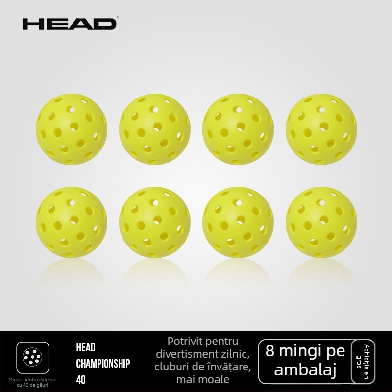 Minge de antrenament pickleball - pachet de 3 doze, material: floare de mătase