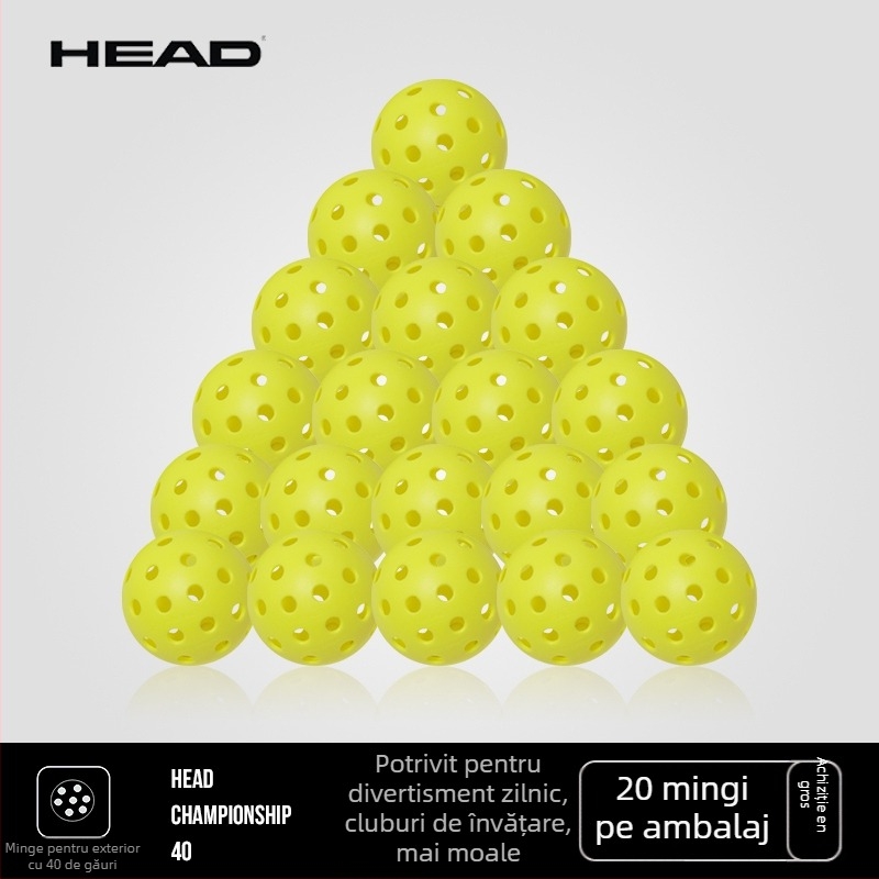 Minge de antrenament pickleball - pachet de 3 doze, material: floare de mătase